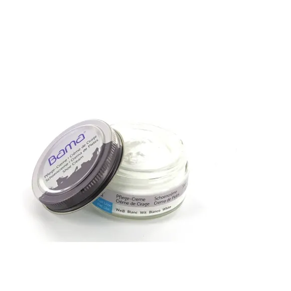 Rieker Webstore Produits D'entretien*Bama cuir creme de cirage 50ml blanc