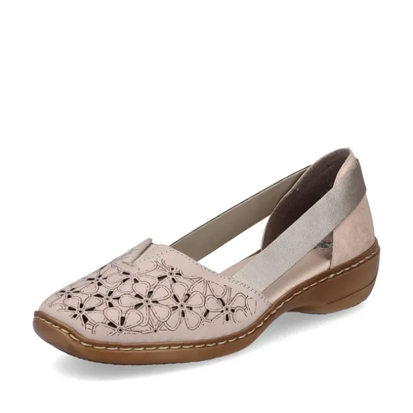 Femme Rieker Webstore Ballerines*Rieker ballerines 41356 60 beige