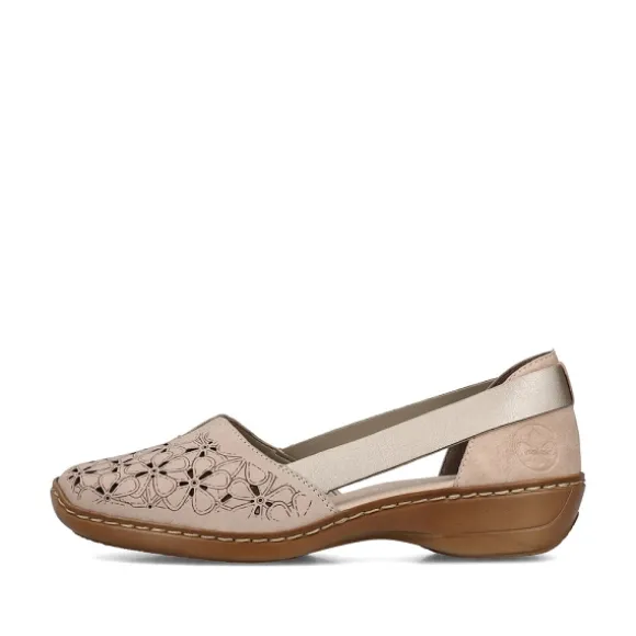 Femme Rieker Webstore Ballerines*Rieker ballerines 41356 60 beige