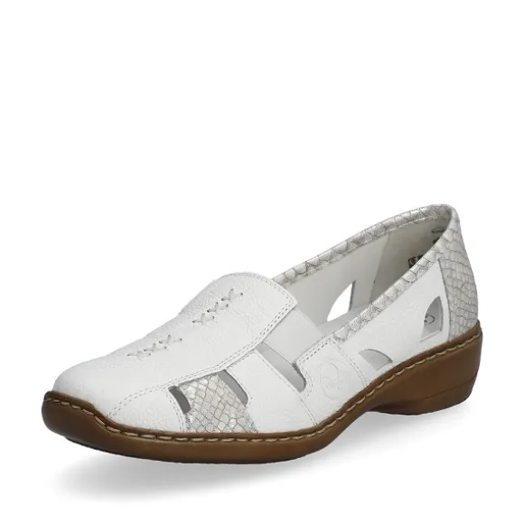 Femme Rieker Webstore Ballerines*Rieker ballerines 41385 80 blanc