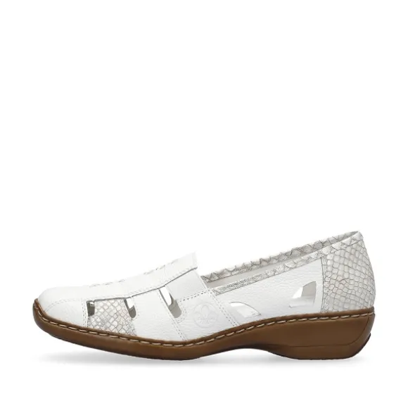 Femme Rieker Webstore Ballerines*Rieker ballerines 41385 80 blanc