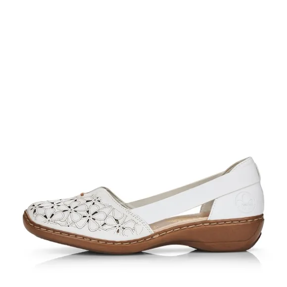 Femme Rieker Webstore Ballerines*Rieker ballerines 41356 80 blanc