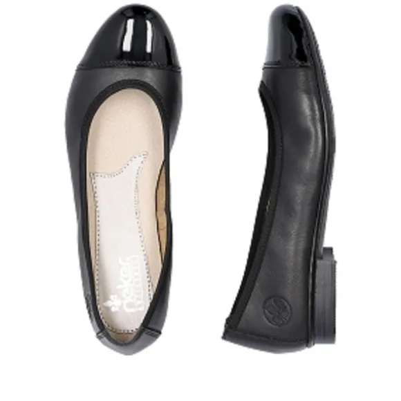 rieker_ballerines___noir_3-1.webp Femme Rieker Webstore Ballerines*Rieker ballerines 51998 00 noir