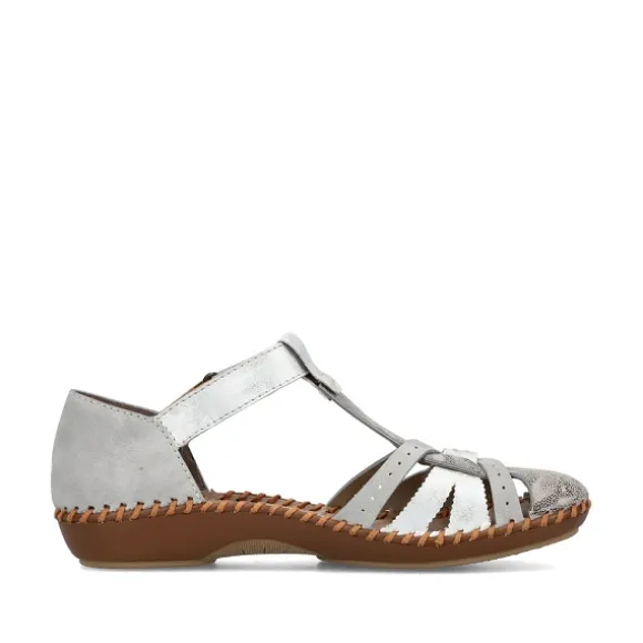 Femme Rieker Webstore Ballerines*Rieker ballerines m1650 90 metallic