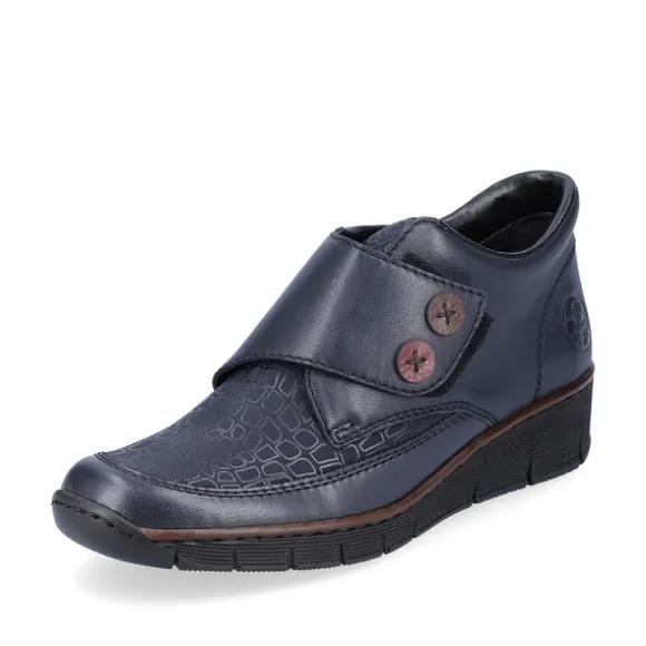 Femme Rieker Webstore Bottines & Boots*Rieker bottines et boots 53760 14 bleu