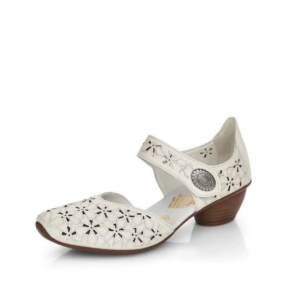 Femme Rieker Webstore Escarpins*Rieker escarpins 43786 80 blanc