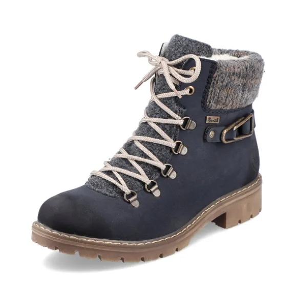 Femme Rieker Webstore Grandes Tailles*Rieker famille y9131 14 bleu