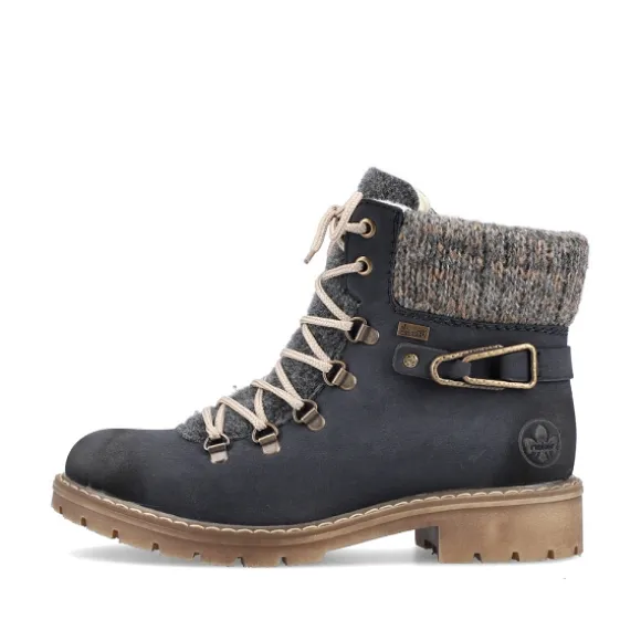 Femme Rieker Webstore Grandes Tailles*Rieker famille y9131 14 bleu