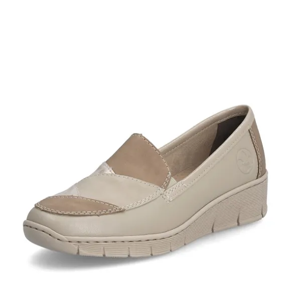 Femme Rieker Webstore Mocassins*Rieker mocassins 53785 60 beige