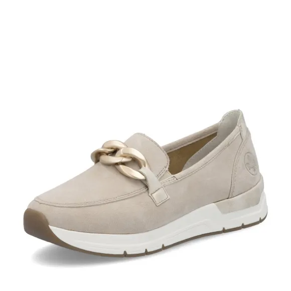 Femme Rieker Webstore Mocassins*Rieker mocassins 58944 60 beige