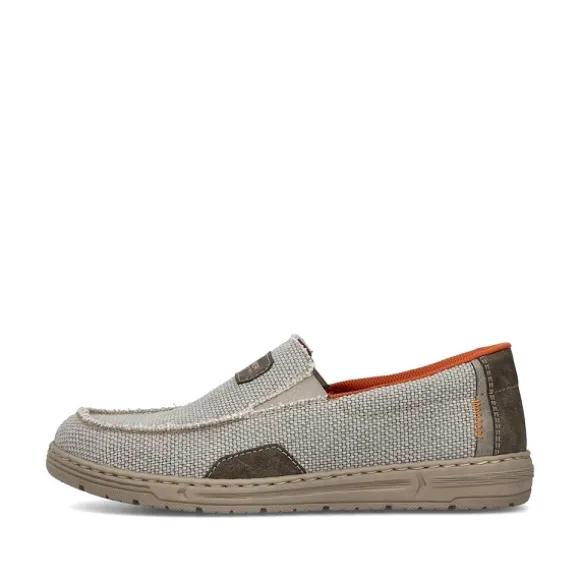 Homme Rieker Webstore Mocassins*Rieker mocassins 08651 62 beige