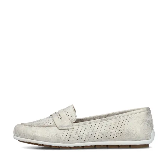 Femme Rieker Webstore Mocassins*Rieker mocassins 46887 60 beige