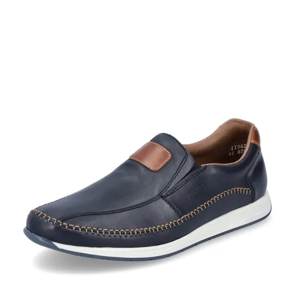 Homme Rieker Webstore Mocassins*Rieker mocassins 11962 14 bleu