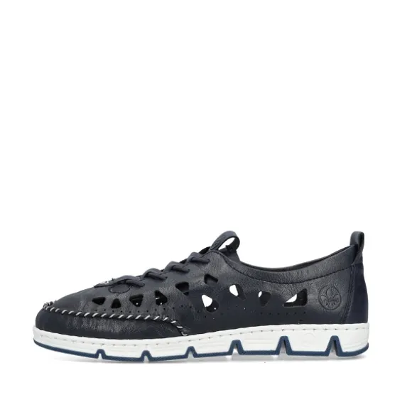 Femme Rieker Webstore Mocassins*Rieker mocassins 49956 14 bleu