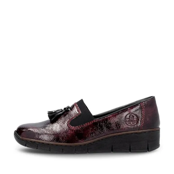 Femme Rieker Webstore Mocassins*Rieker mocassins 53751 35 bordeaux