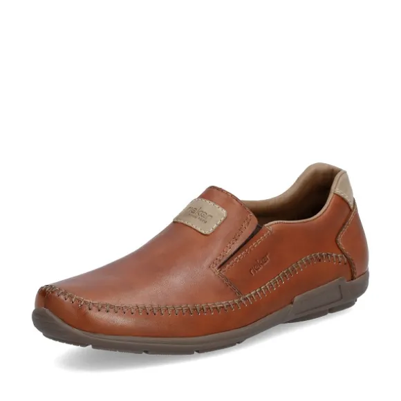 Homme Rieker Webstore Mocassins*Rieker mocassins 09053 24 marron