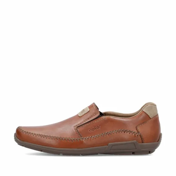 Homme Rieker Webstore Mocassins*Rieker mocassins 09053 24 marron