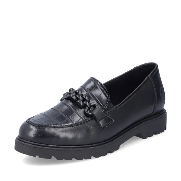 Femme Rieker Webstore Mocassins*Rieker mocassins 45561 01 noir