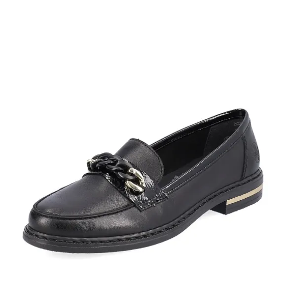 Femme Rieker Webstore Mocassins*Rieker mocassins 50664 00 noir