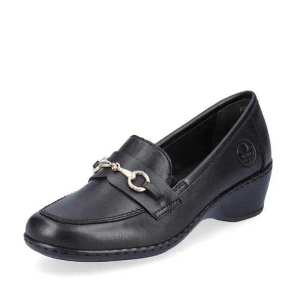 Femme Rieker Webstore Mocassins*Rieker mocassins 47173 00 noir