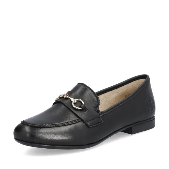 Femme Rieker Webstore Mocassins*Rieker mocassins 51764 00 noir