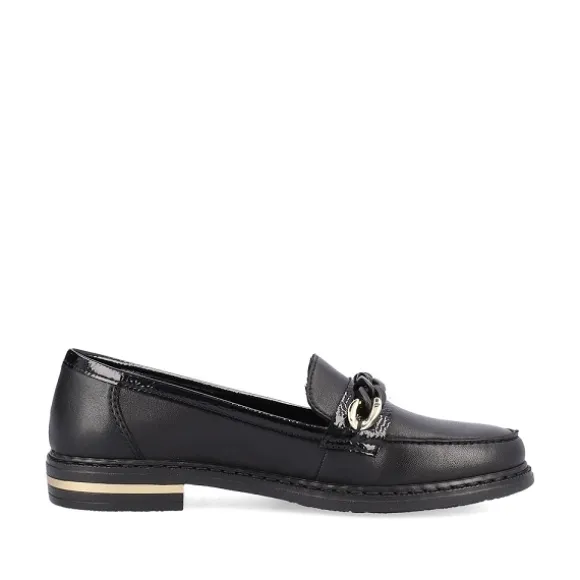 Femme Rieker Webstore Mocassins*Rieker mocassins 50664 00 noir