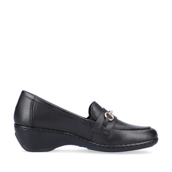 Femme Rieker Webstore Mocassins*Rieker mocassins 47173 00 noir