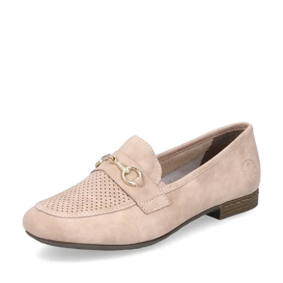Femme Rieker Webstore Mocassins*Rieker mocassins 51760 31 rose