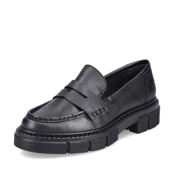 Femme Rieker Webstore Mocassins*Rieker mocassins m3851 00 noir