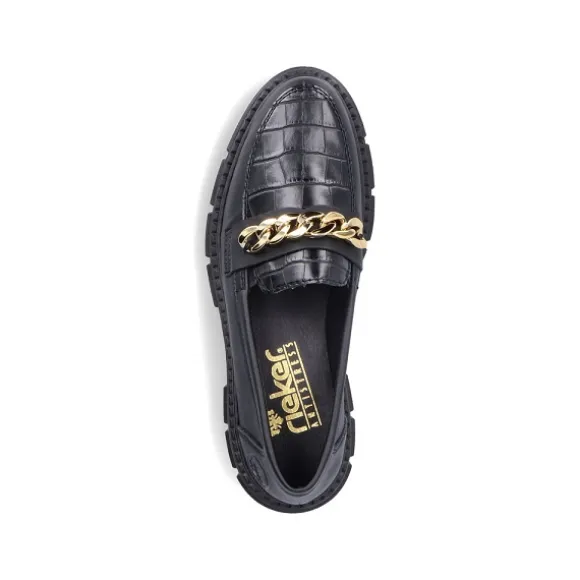 Femme Rieker Webstore Mocassins*Rieker mocassins m3861 02 noir