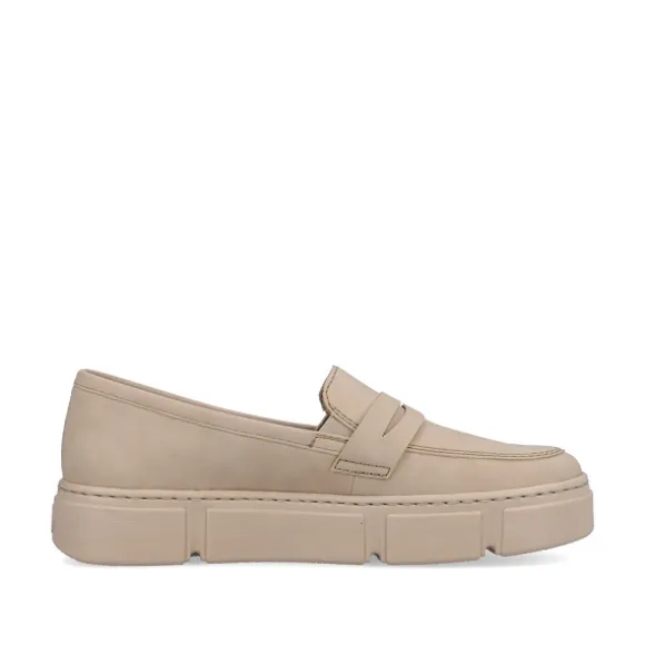 Femme Rieker Webstore Mocassins*Rieker mocassins n5961 62 beige