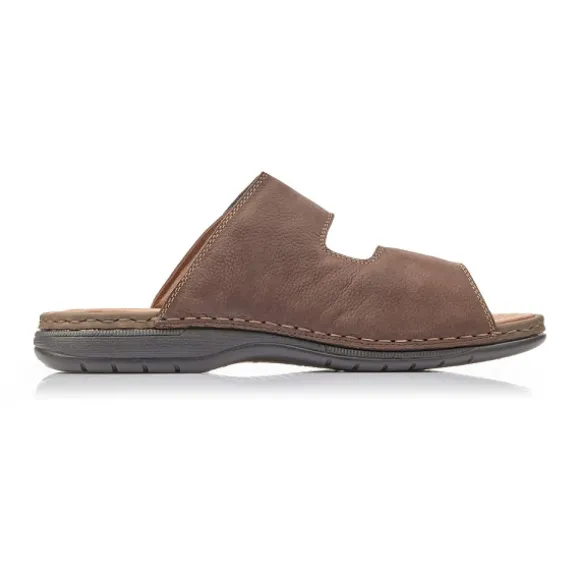 Homme Rieker Webstore Mules*Rieker mules 25590 25 marron