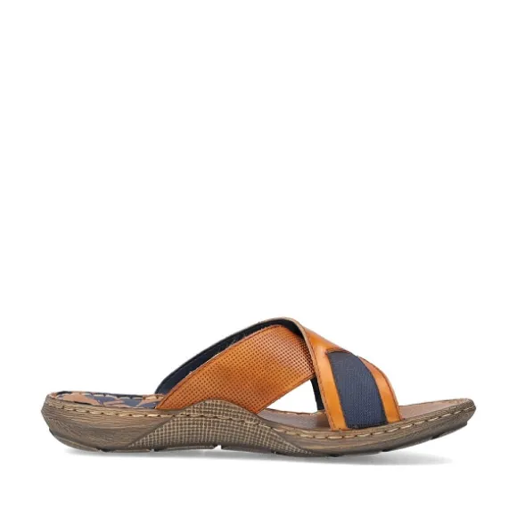 Homme Rieker Webstore Mules*Rieker mules 22080 24 marron