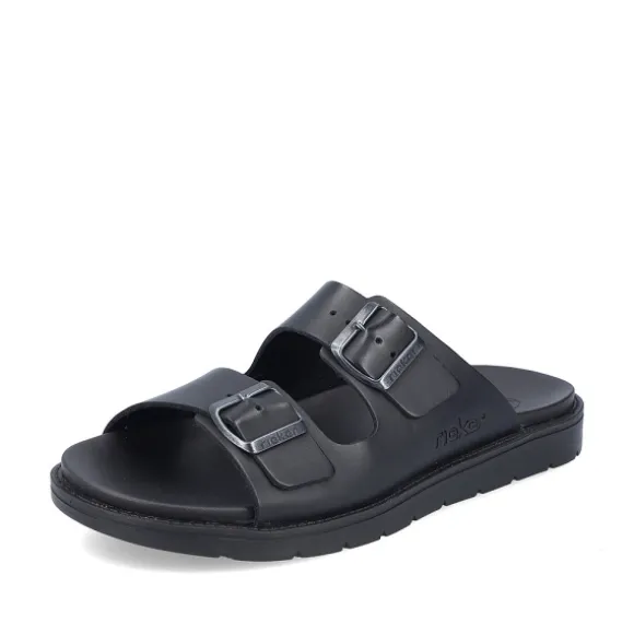 Homme Rieker Webstore Mules*Rieker mules 24290 00 noir