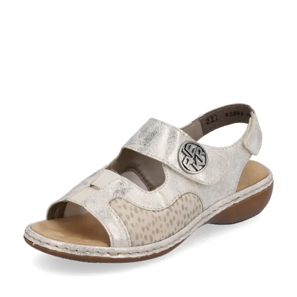 Femme Rieker Webstore Nu Pieds & Sandales*Rieker nu pieds et sandales 65989 90 beige