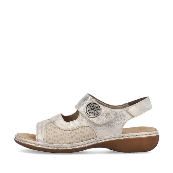 Femme Rieker Webstore Nu Pieds & Sandales*Rieker nu pieds et sandales 65989 90 beige