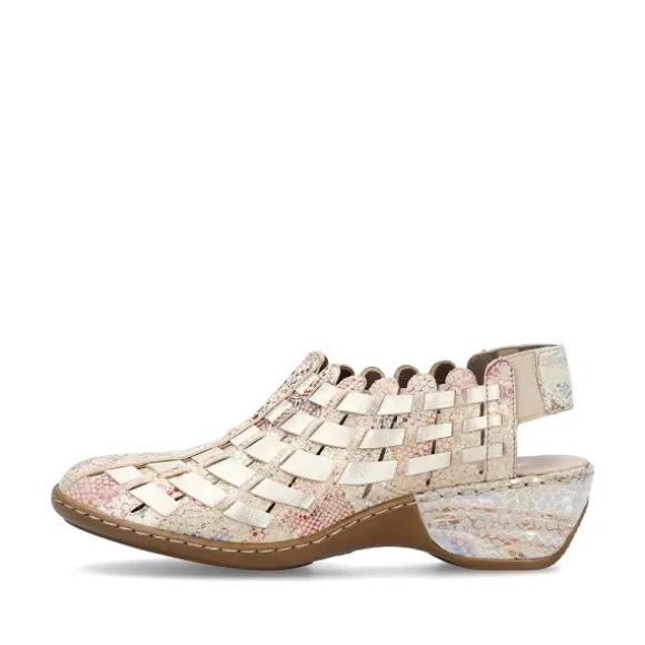 Femme Rieker Webstore Nu Pieds & Sandales*Rieker nu pieds et sandales 47156 91 beige