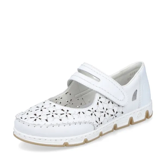Femme Rieker Webstore Nu Pieds & Sandales*Rieker nu pieds et sandales 49977 80 blanc