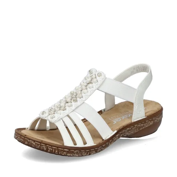 Femme Rieker Webstore Nu Pieds & Sandales*Rieker nu pieds et sandales 62809 60 blanc