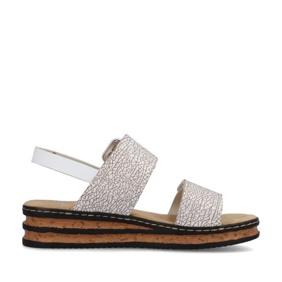 Femme Rieker Webstore Nu Pieds & Sandales*Rieker nu pieds et sandales 62950 80 blanc