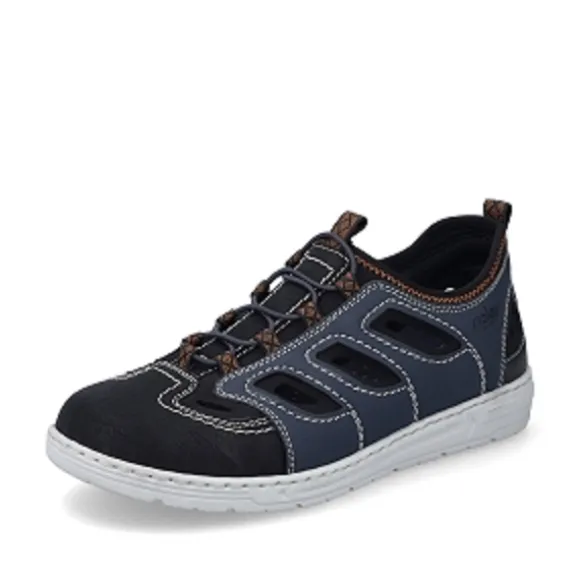 Homme Rieker Webstore Nu Pieds & Sandales*Rieker nu pieds et sandales 08665 14 bleu