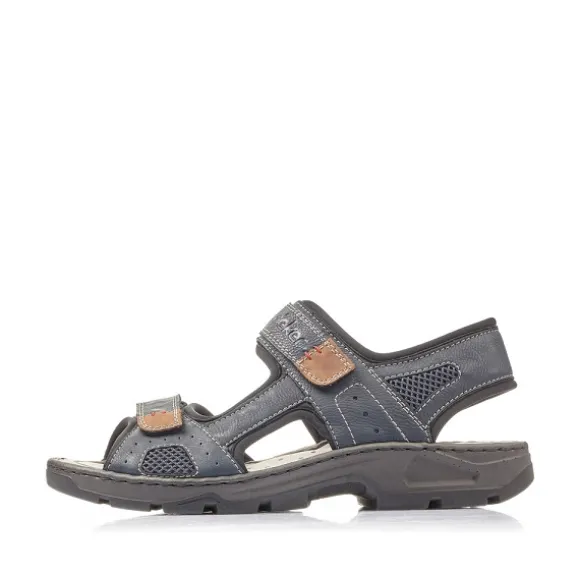 Homme Rieker Webstore Nu Pieds & Sandales*Rieker nu pieds et sandales 26156 15 bleu