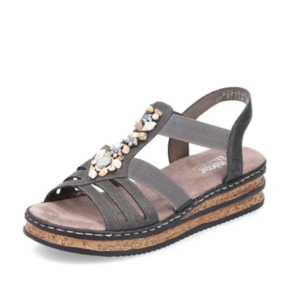 Femme Rieker Webstore Nu Pieds & Sandales*Rieker nu pieds et sandales 62949 45 gris