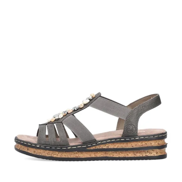 Femme Rieker Webstore Nu Pieds & Sandales*Rieker nu pieds et sandales 62949 45 gris