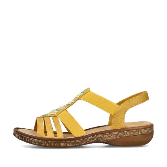 Femme Rieker Webstore Nu Pieds & Sandales*Rieker nu pieds et sandales 62808 68 jaune