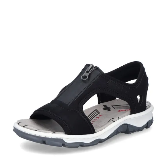 Femme Rieker Webstore Nu Pieds & Sandales*Rieker nu pieds et sandales 68864 00 noir