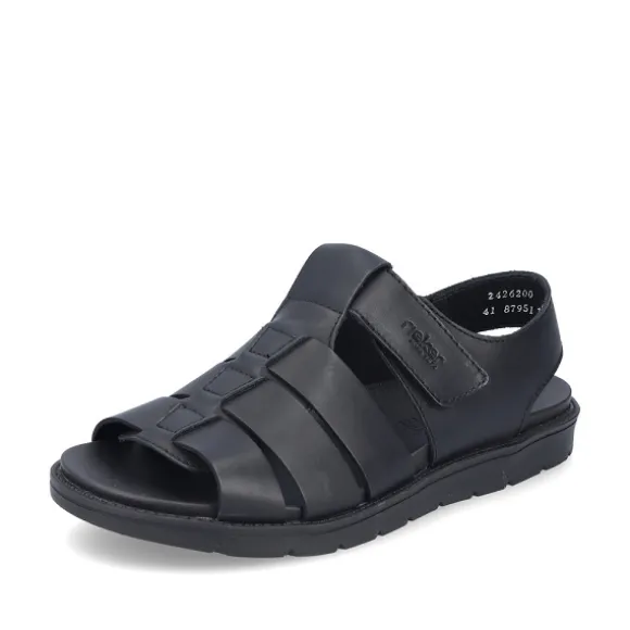 Homme Rieker Webstore Nu Pieds & Sandales*Rieker nu pieds et sandales 24262 00 noir