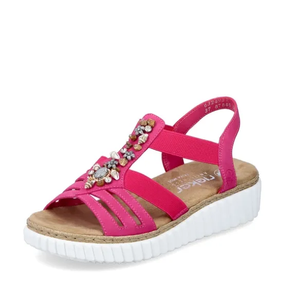 Femme Rieker Webstore Nu Pieds & Sandales*Rieker nu pieds et sandales 63249 31 rose