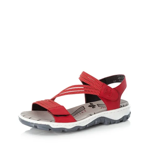 Femme Rieker Webstore Nu Pieds & Sandales*Rieker nu pieds et sandales 68871 33 rouge