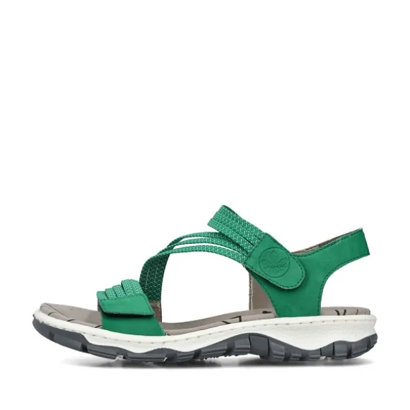 Femme Rieker Webstore Nu Pieds & Sandales*Rieker nu pieds et sandales 68871 52 vert